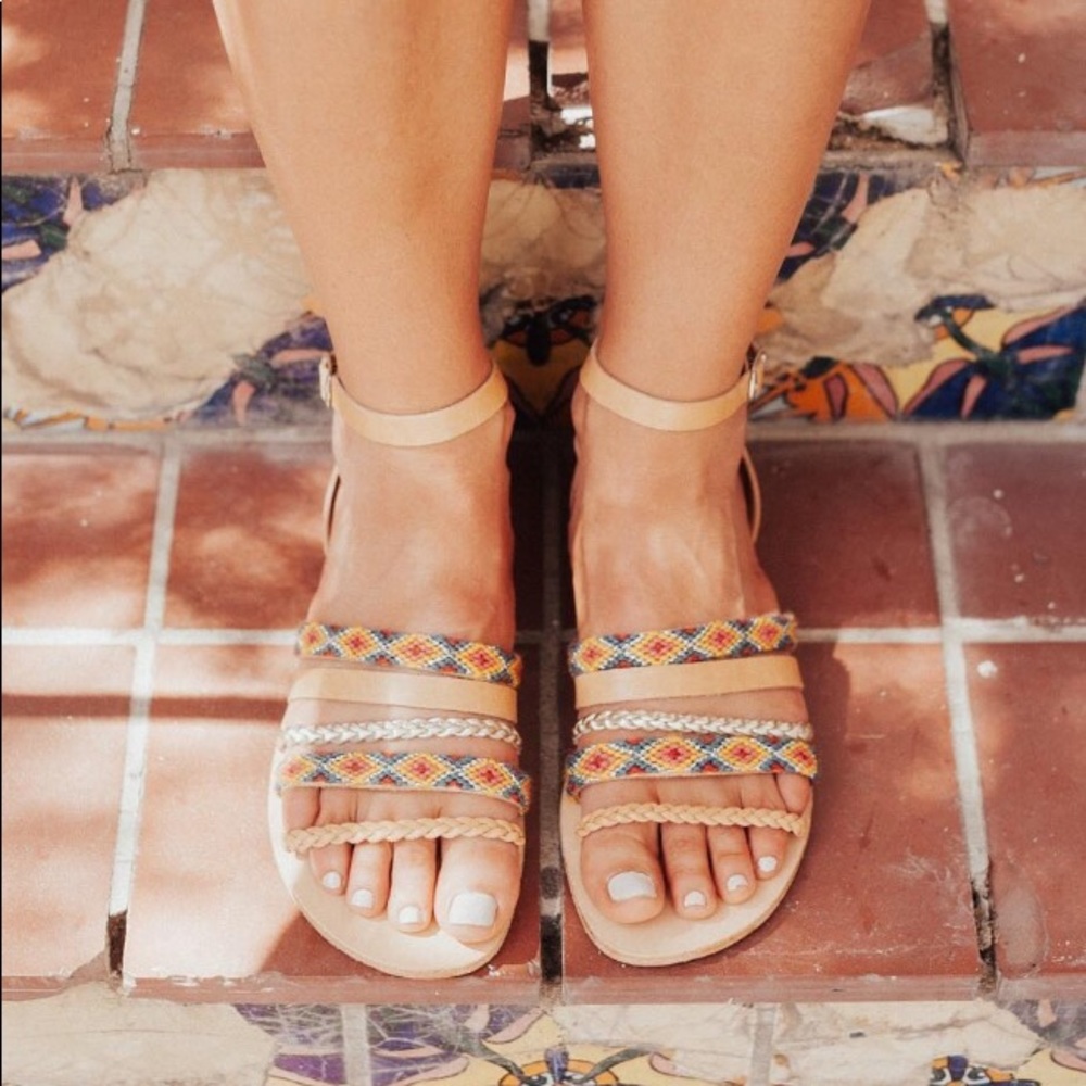 Elina Lebessi Joy Sandals | Anthropologie + FP